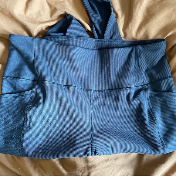 NWOT RBX NAVY BLUE ANKLE LENGTH YOGA PANTS - Picture 4 of 9